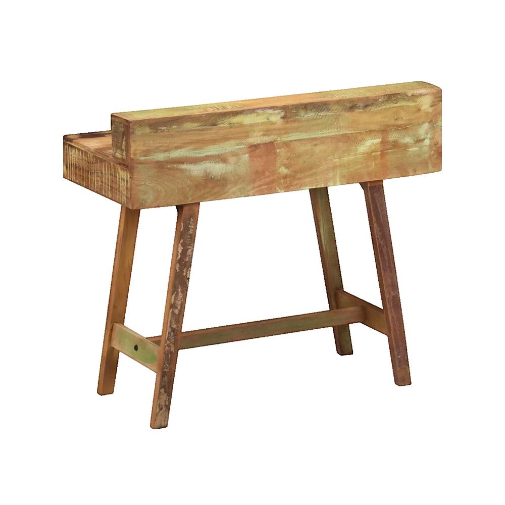 Biurko vidaXL z litego drewna z odzysku z dwoma szufladami 100x45x90 cm