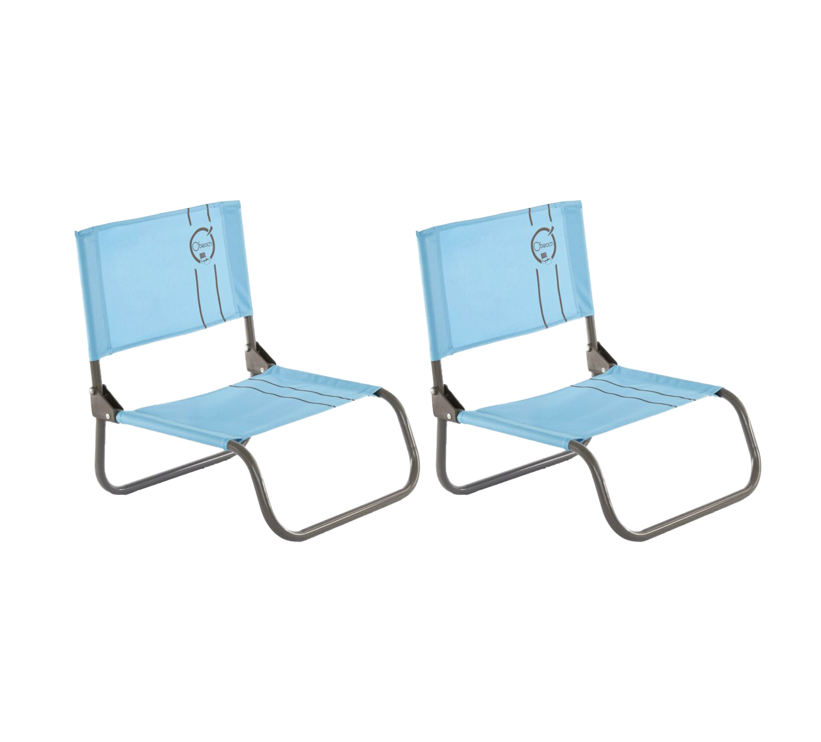 Lot de 2 chaises caledos de plage 1 pliure O'Beach Dimensions 50