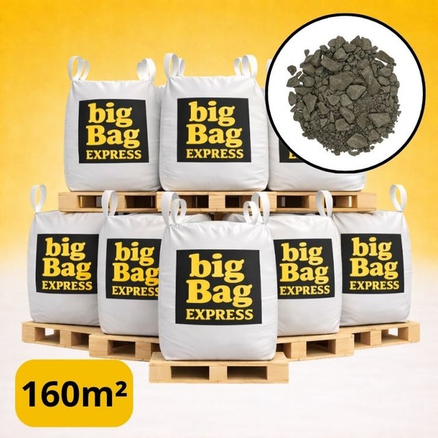 PACK 10 X BIG BAG de +/- 1,5T Mélange à Béton Sable & Graviers Ø 0/16 mm - Livraison PREMIUM