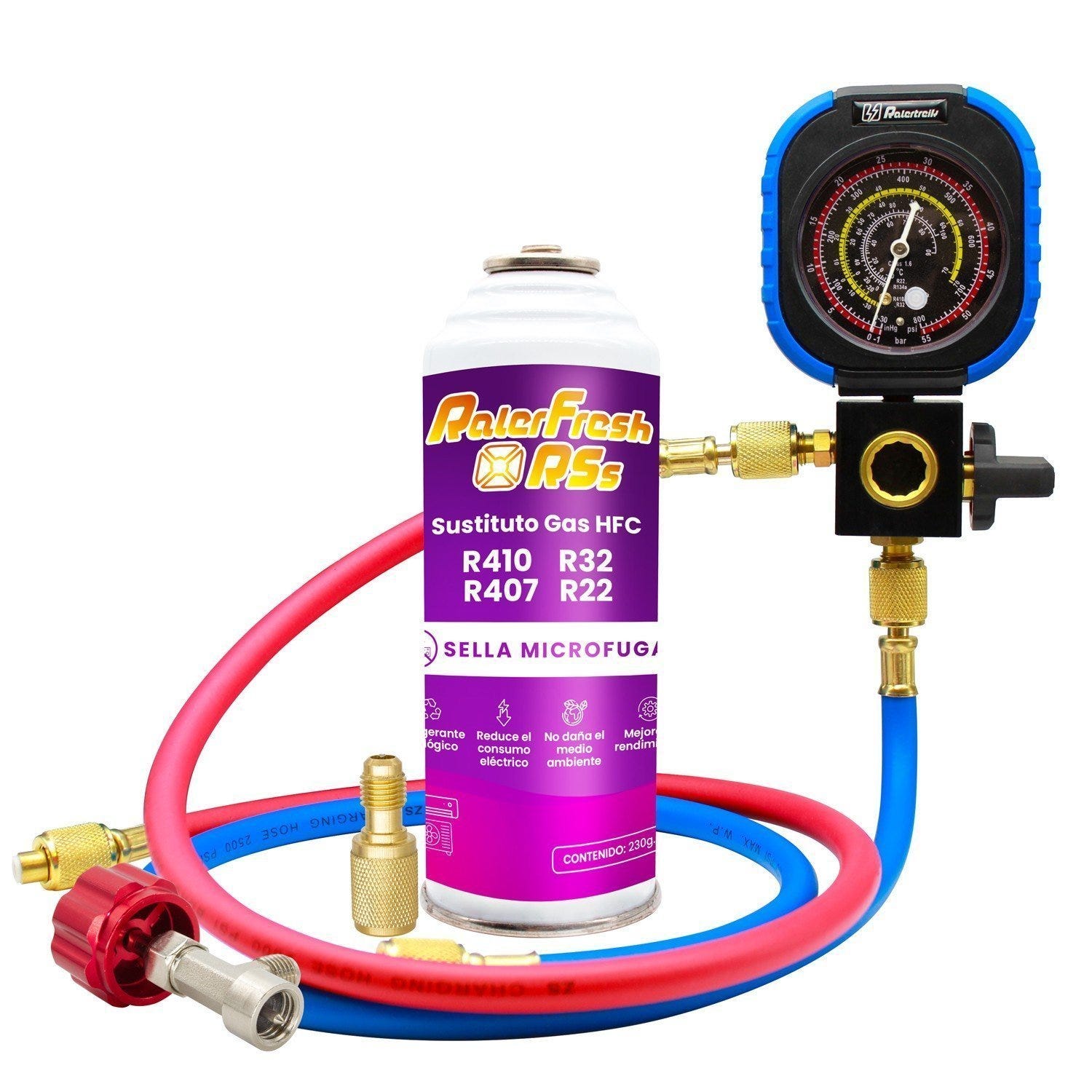 Gas refrigerante Ralerfresh RSs Compacto sustituto de los gases R410 ...