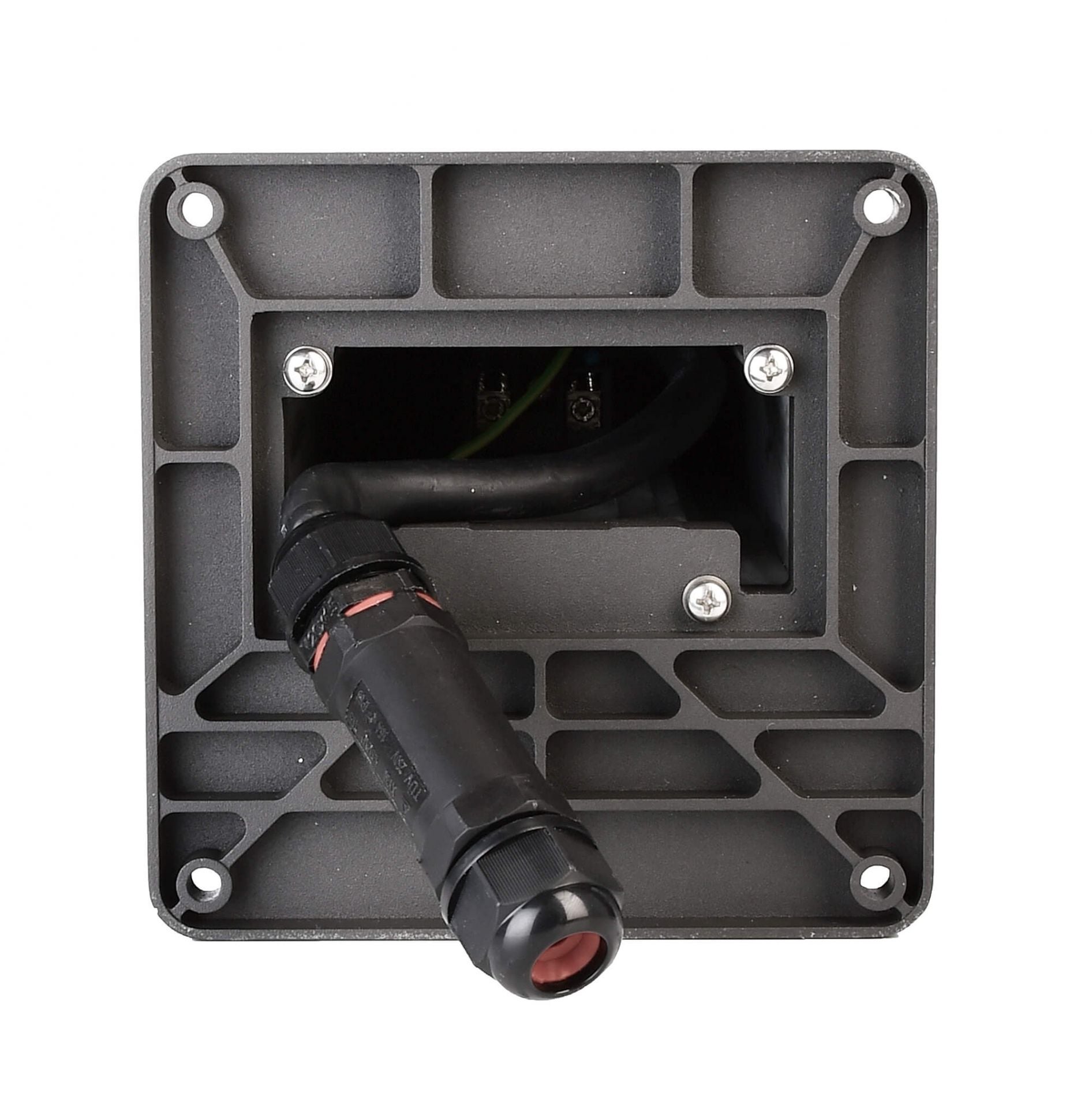 Colonnina elettrica da esterno multipresa verticale esterno giardino 2 prese corrente per ricarica alimentazione 230V IP68 / IP54 - 3