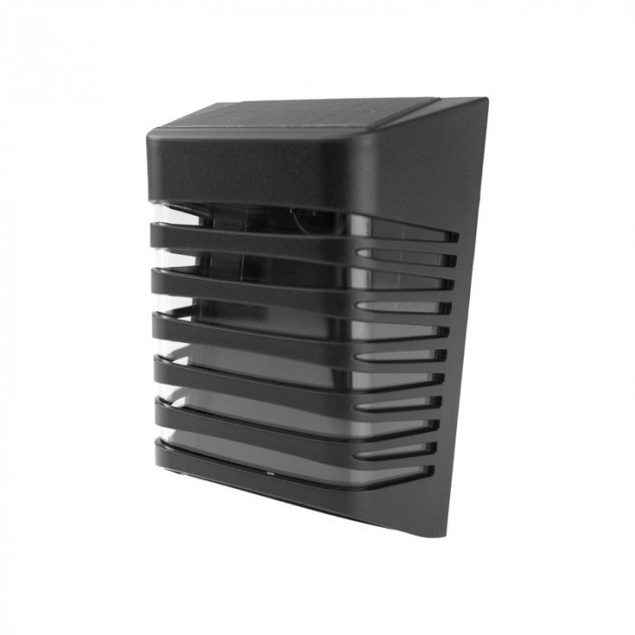 Kinkiet solarny kinkiet solarny LED Neutralna biel 20lm czarny wym:12x9x5,3cm IP64 Ecolight