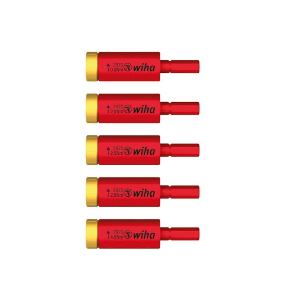 Adapter dynamometryczny Wiha easyTorque 5 sztuk bezpieczne IEC 60900