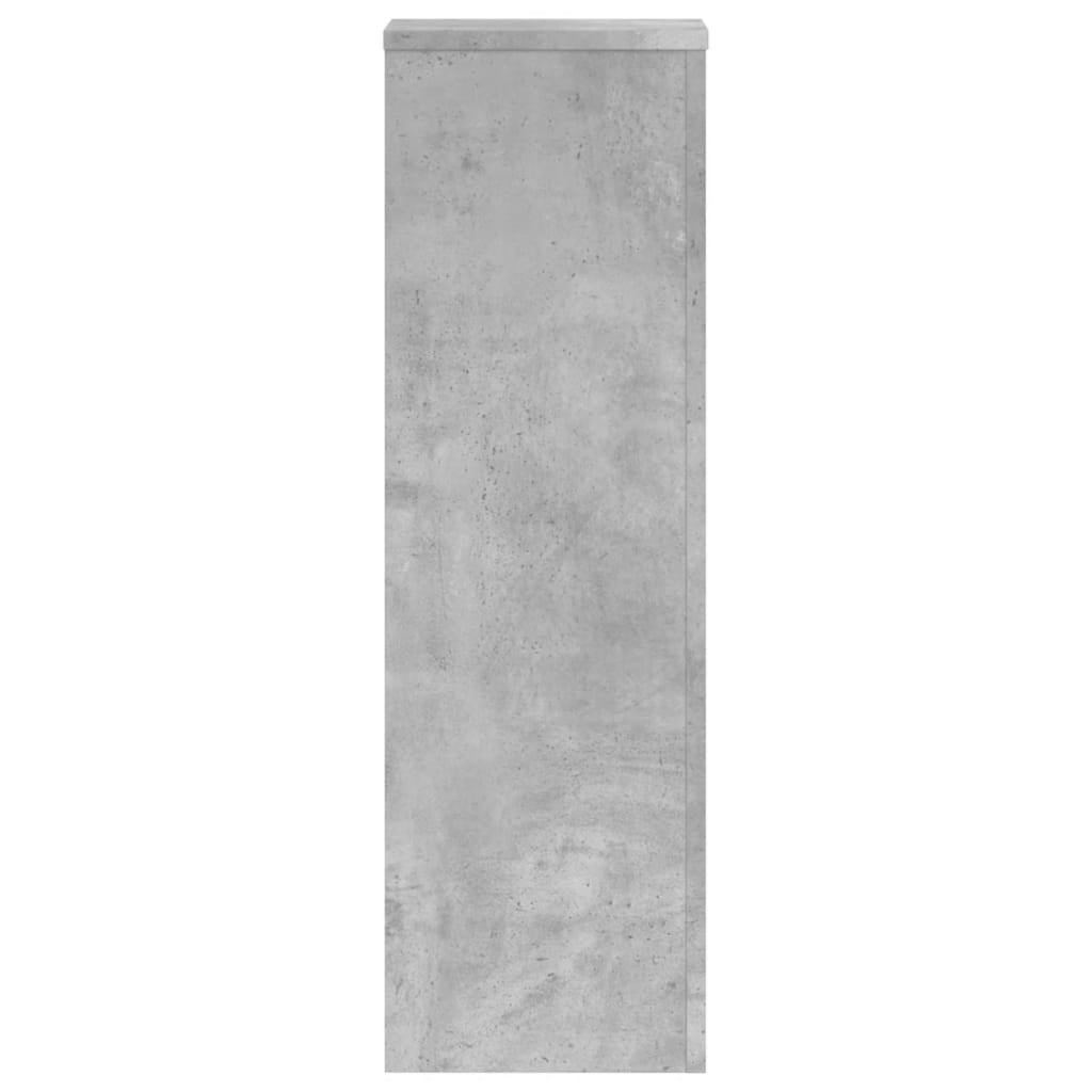 Supports pour plantes, 2 pièces, gris béton, 25 x 25 x 80 cm - 6