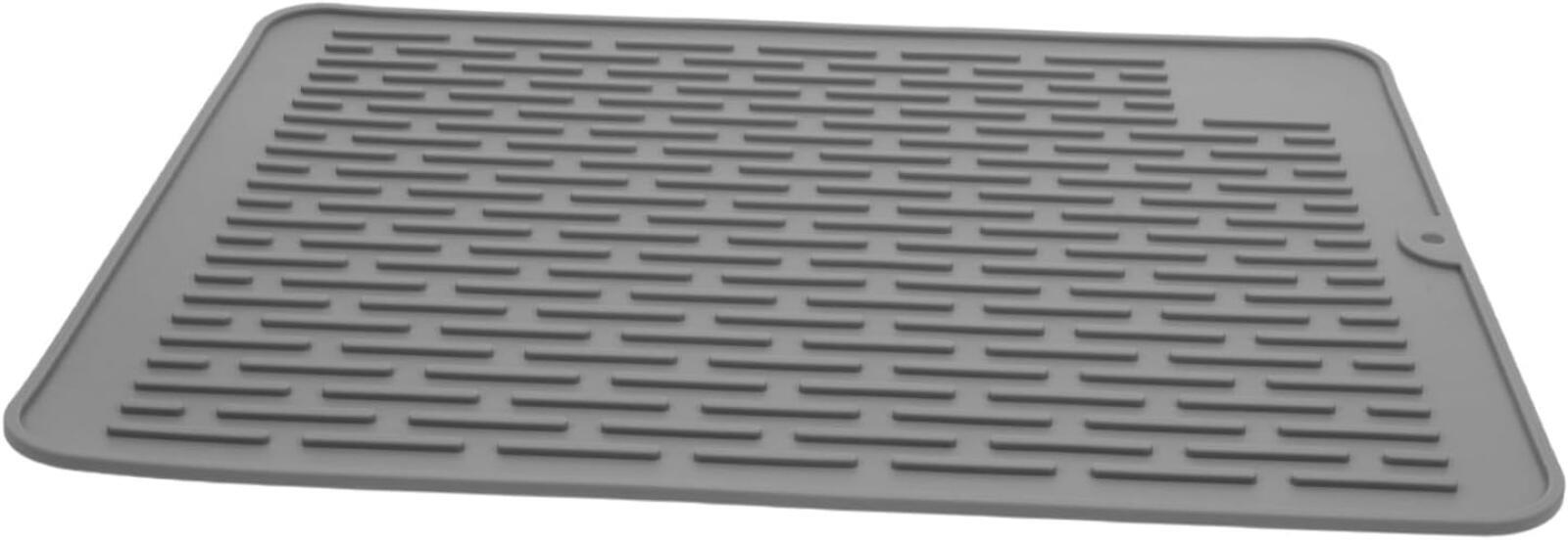 Mata do suszenia naczyń, silikonowa mata odporna na ciepło, mata do zlewu, do przechowywania sztućców i zastawy stołowej 1