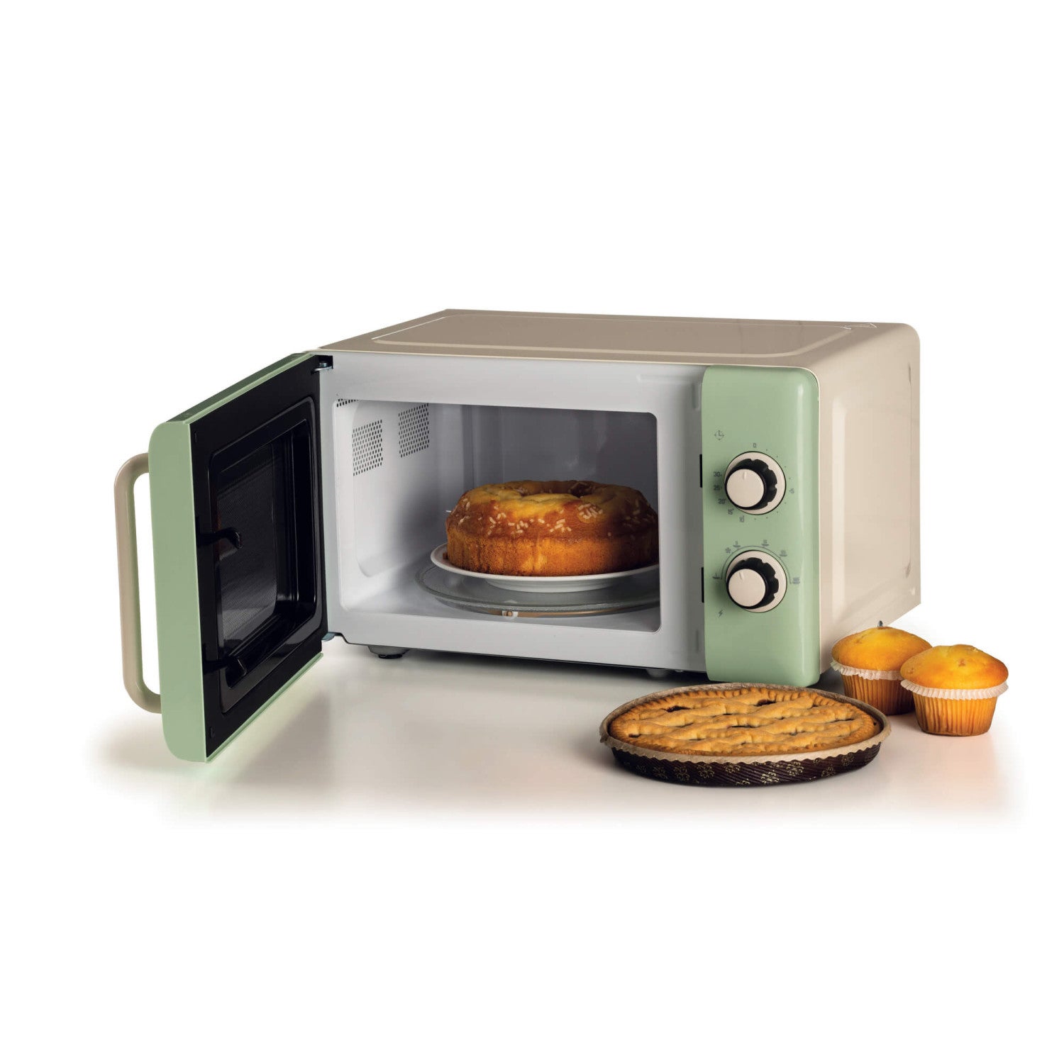 Ariete Vintage Line 3960/04 Vert Micro-onde simple Comptoir 20 L 800 W - 3