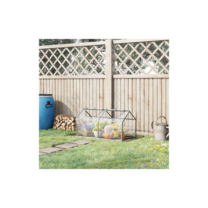 Folia do uprawy z okienkiem, szklarnia PCV 120x60x60 cm, transparentna szklarnia do pomidorów i inspekt do roślin