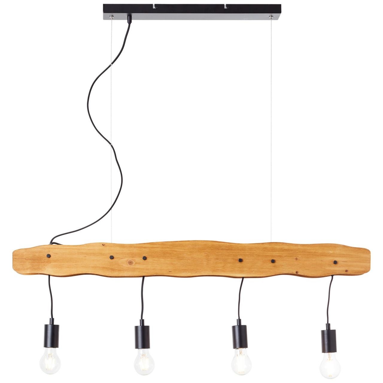 BRILLIANT Lamp Clavecin LED à suspension LED 8 marron clair / café | 8x 4W LED