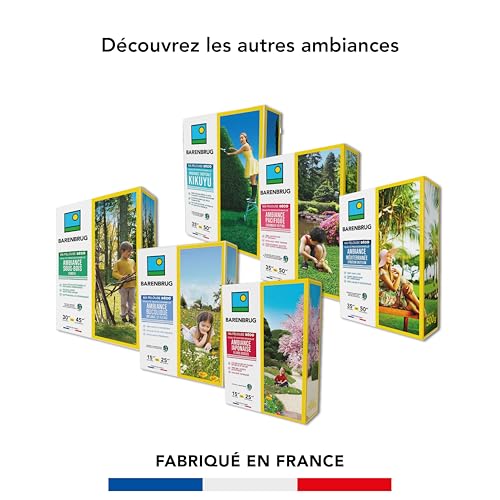 BARENBRUG - Pelouse Ambiance Bucolique - Très Facile d'Entretien - Évolue au Fil des Saisons - Excellente Pérennité - 500G - 5