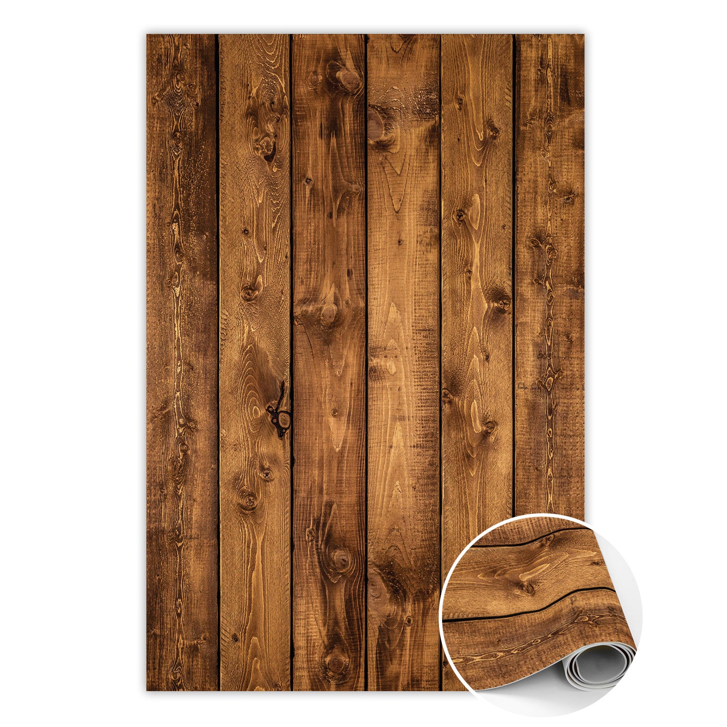 Dywan winylowy pionowe deski, mata winylowa wewnętrzna rustykalna dekoracja 120x180 cm – Tulup