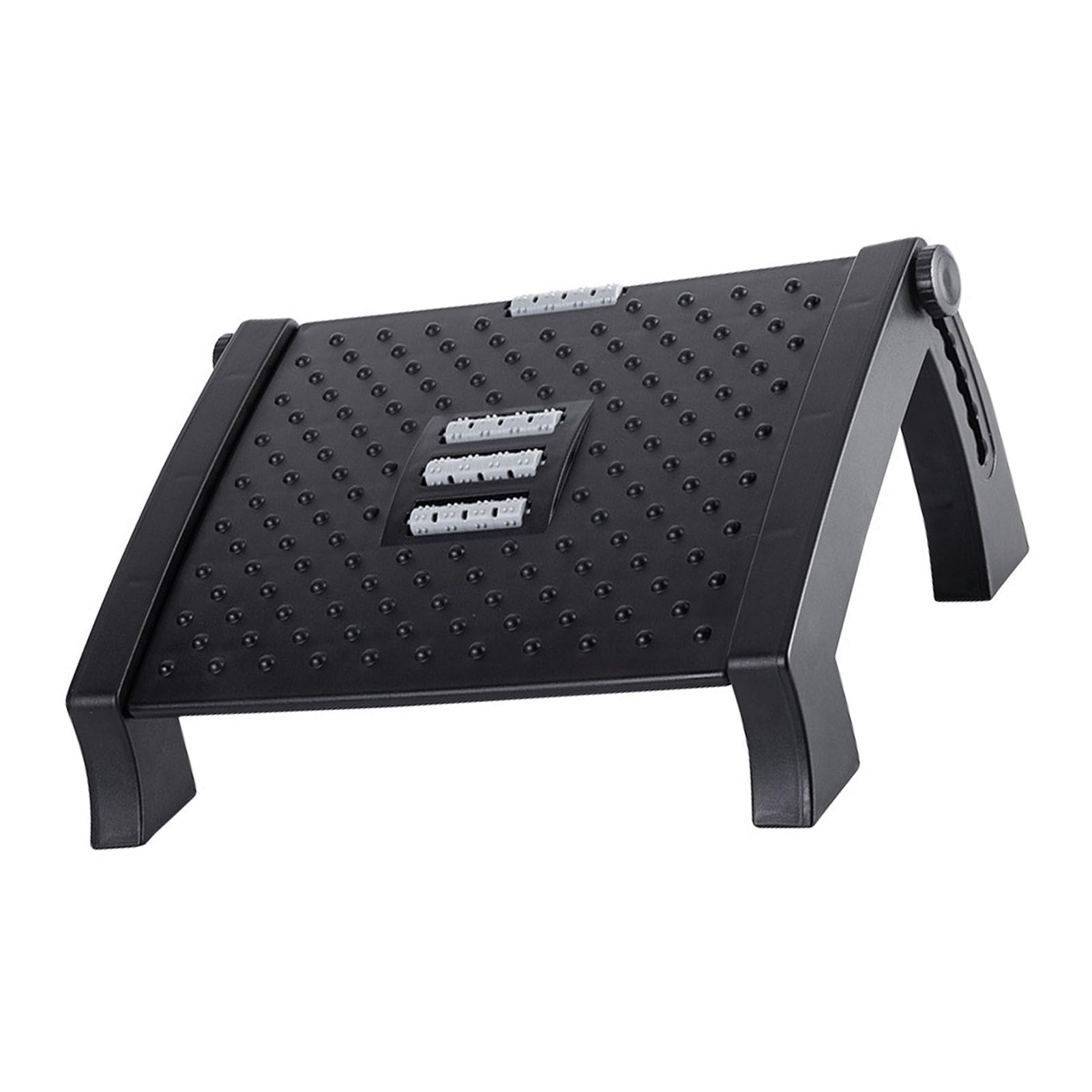 Poggiapiedi sotto la scrivania con massaggiatore a rulli, altezza - Main Image