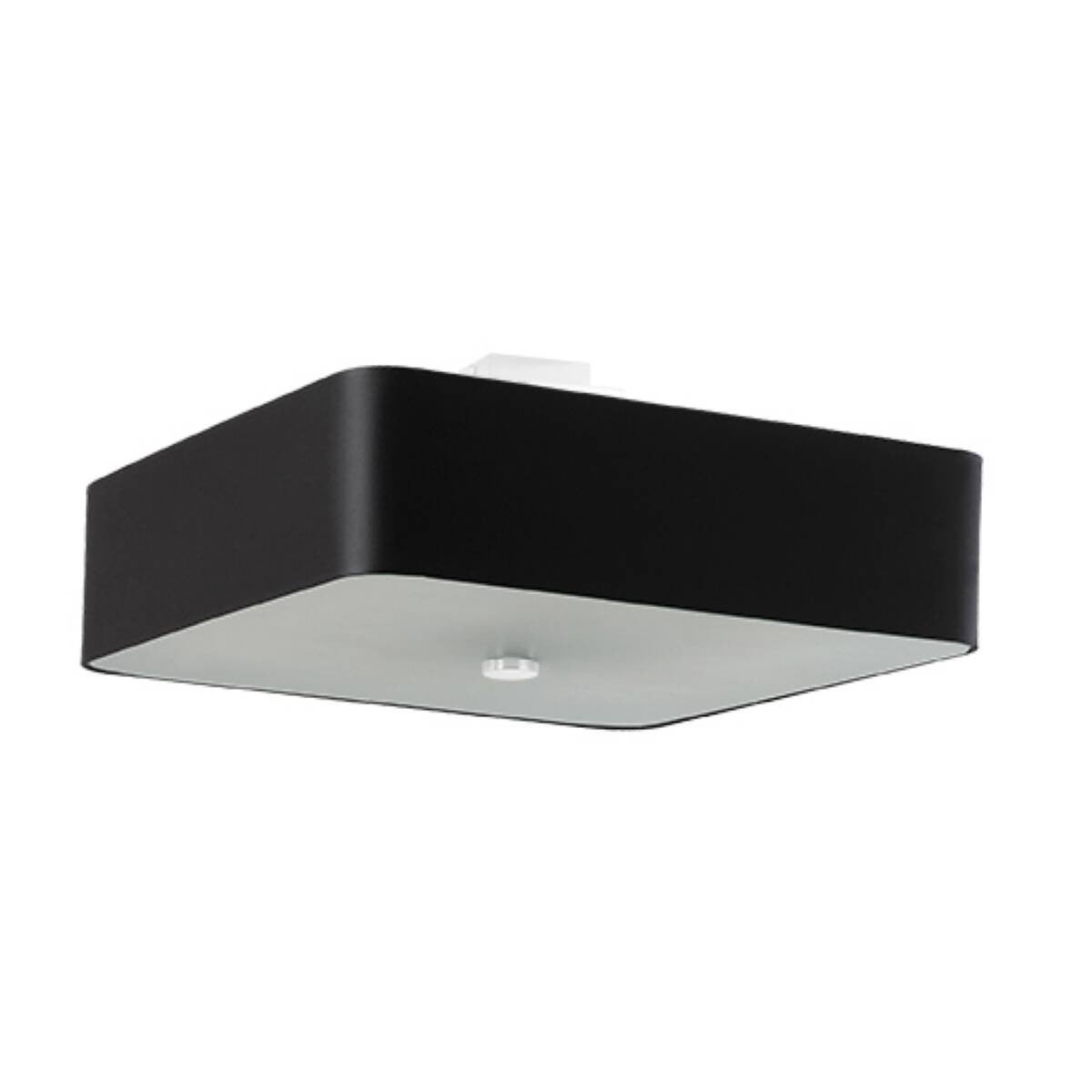 Lampa sufitowa wisząca Lokko czarna 5xE27x15W wym: 25 x 55 x 55 cm tkanina Sollux Lighting