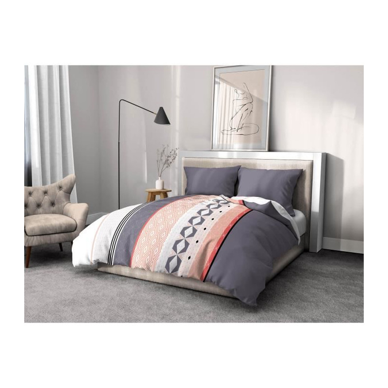 Funda nórdica home linge passion azul 220 x 240 cm