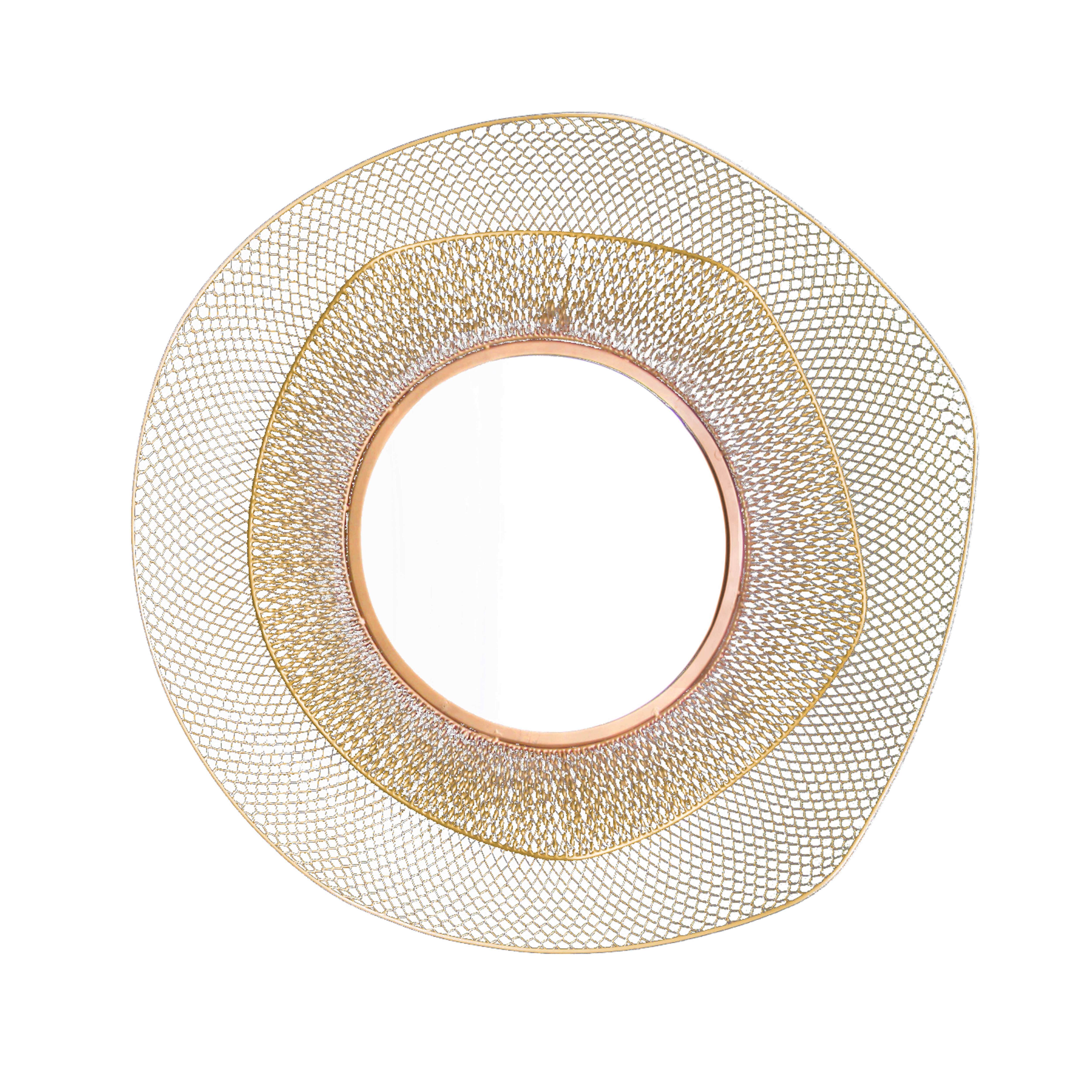 Miroir en métal forme organique 79 cm - 2