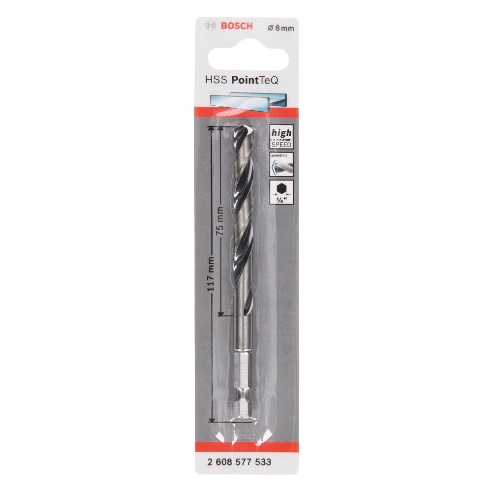 Bosch Accessories 2608577533 Bosch 2608577533-HSS - Punta esagonale per trapano a testa esagonale