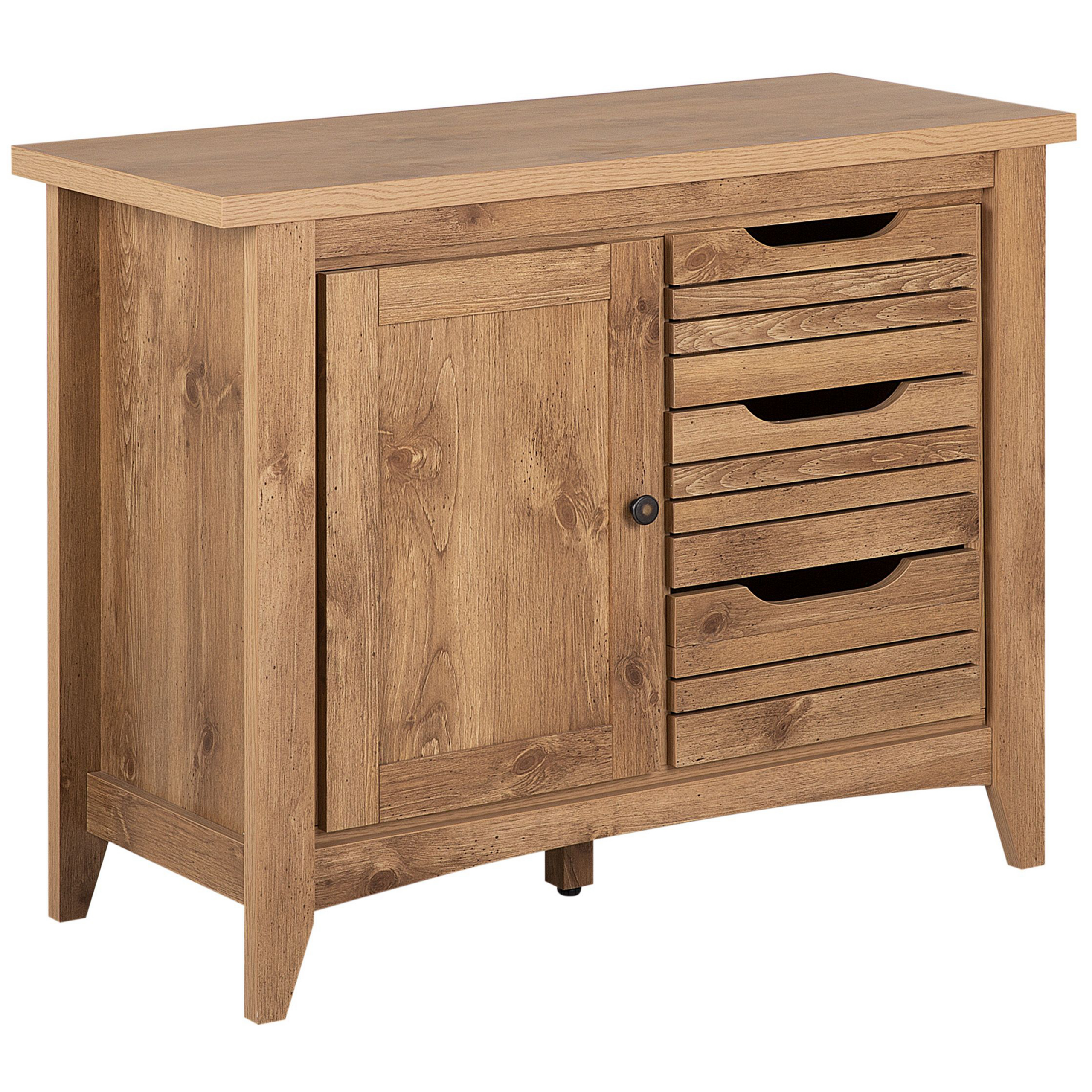 Commode 2 portes AGORA Marron | Leroy Merlin
