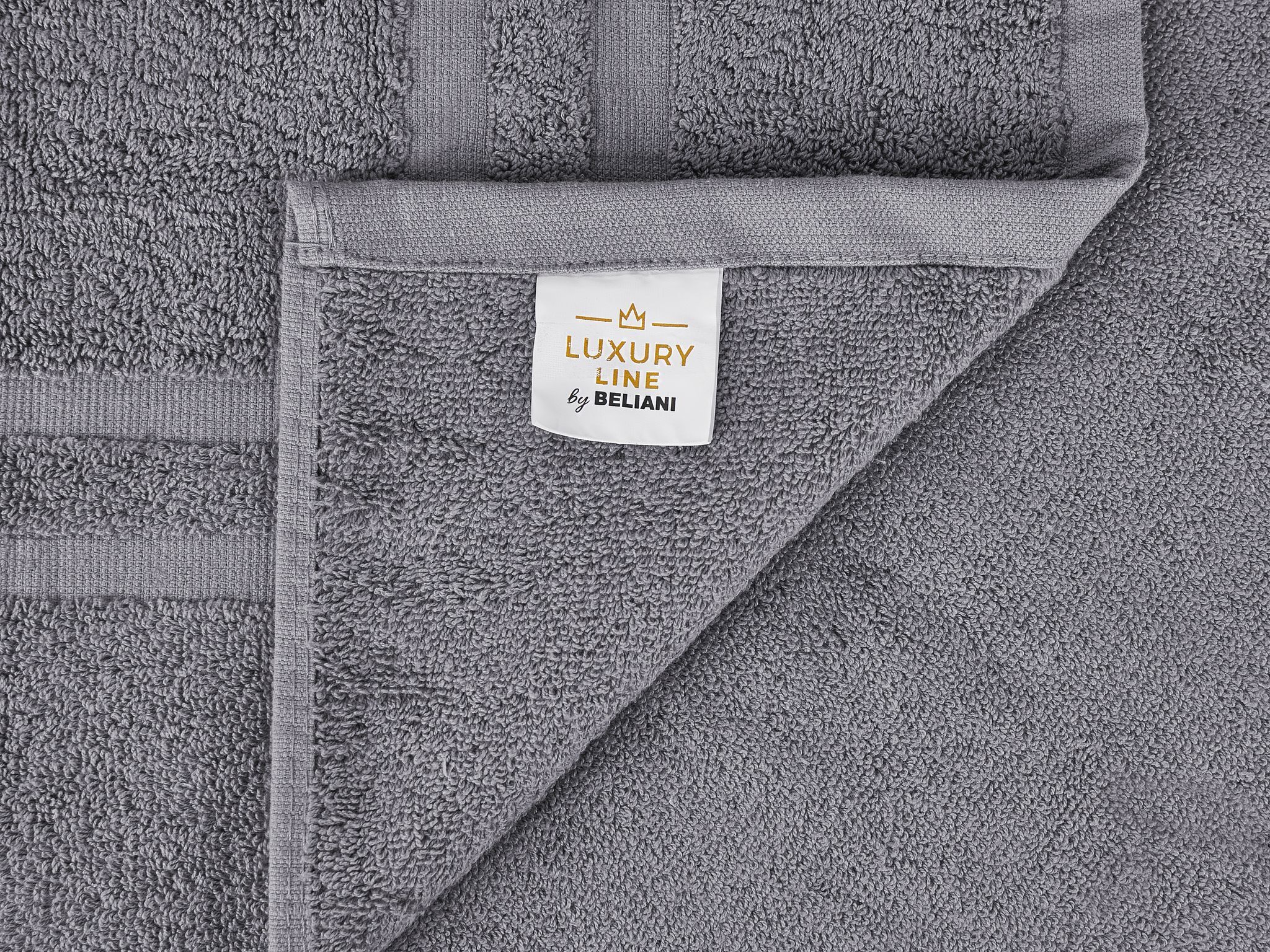 Set di 11 asciugamani AREORA Cotone Grigio chiaro - 5