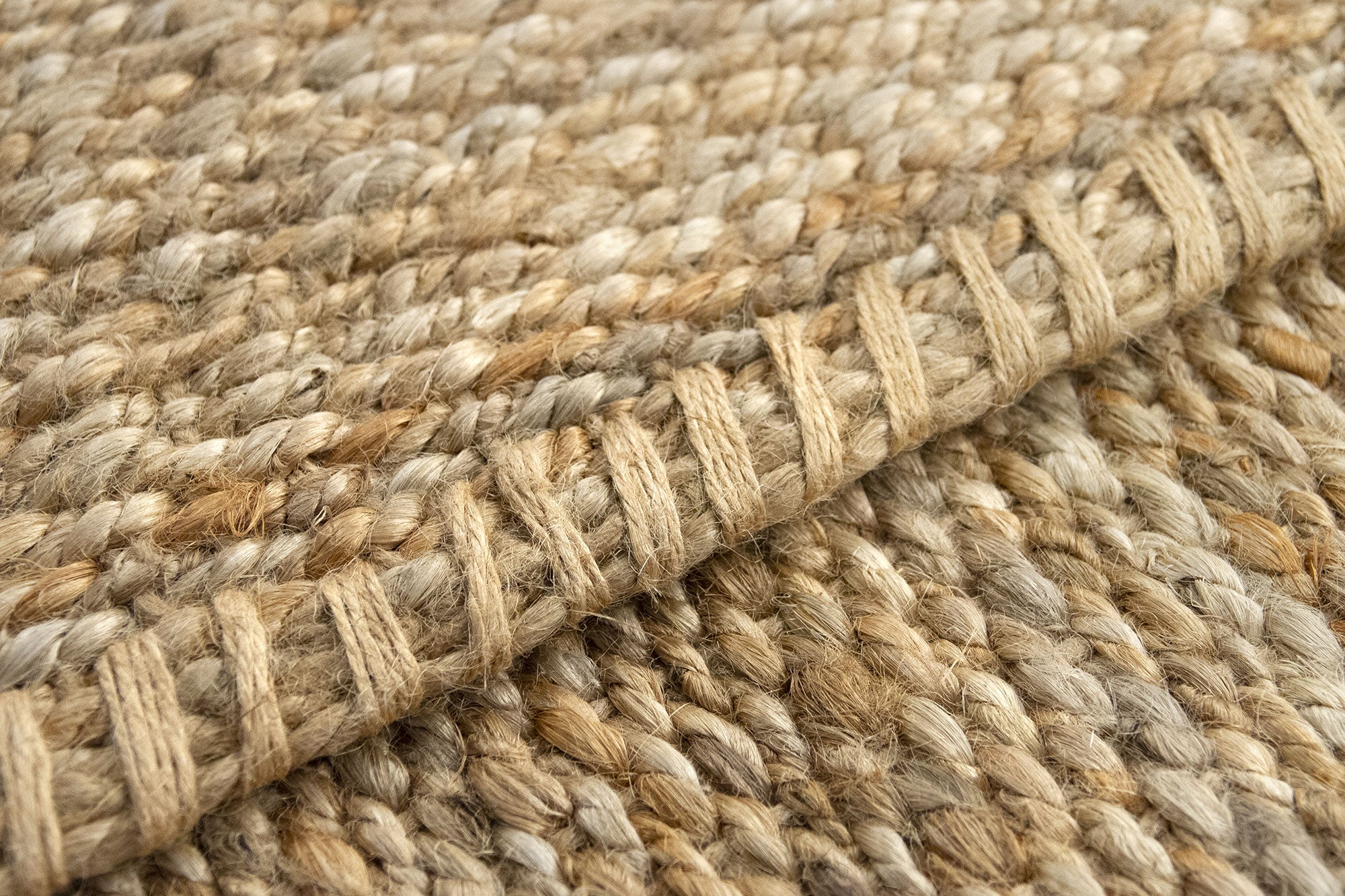Hamid - GRANADA 110x60cm - Tapis de Jute décoratif pour chambre, hall d'entrée, pied du lit - 5
