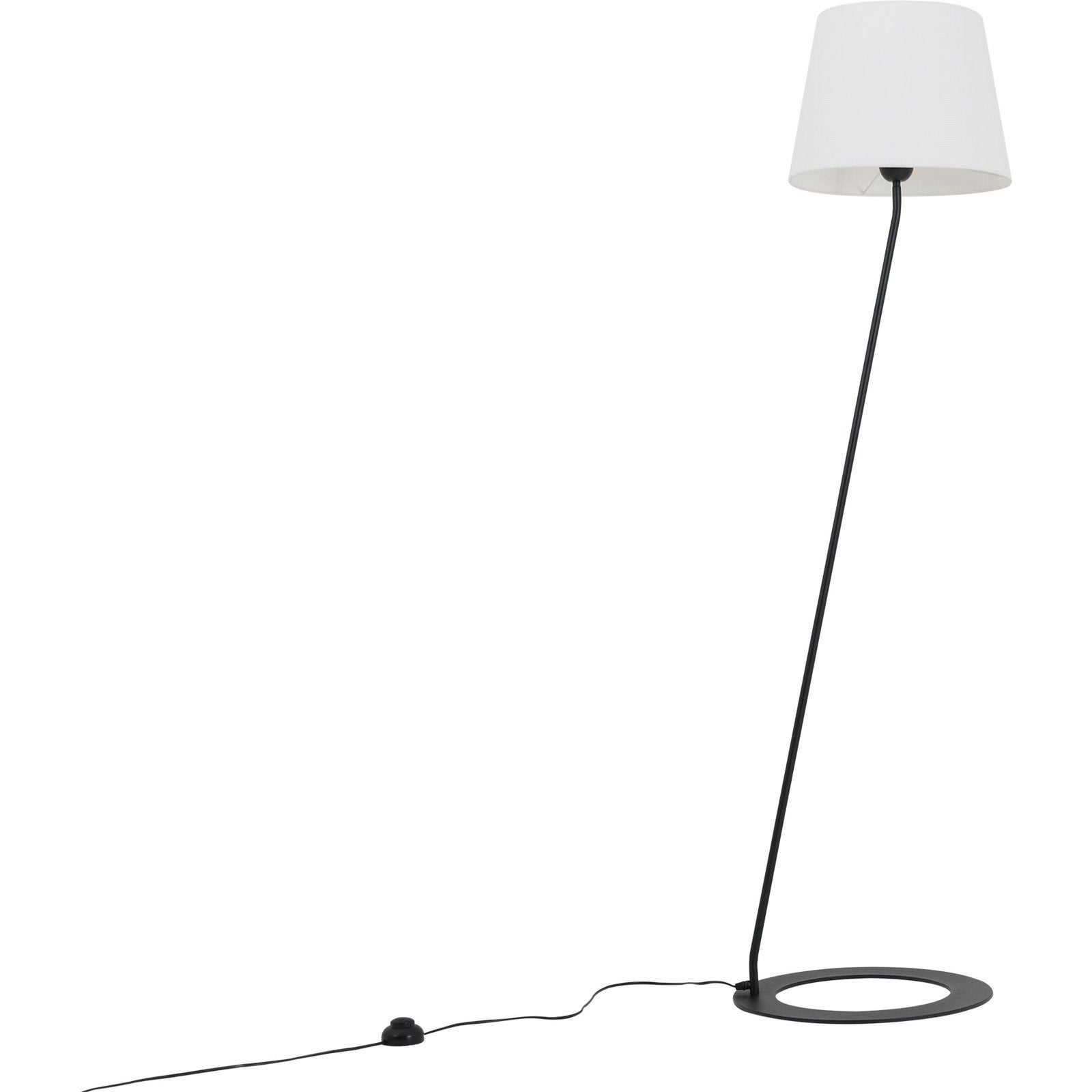 Lampadaire shade 50 x 50 x 150 cm noir leroy merlin