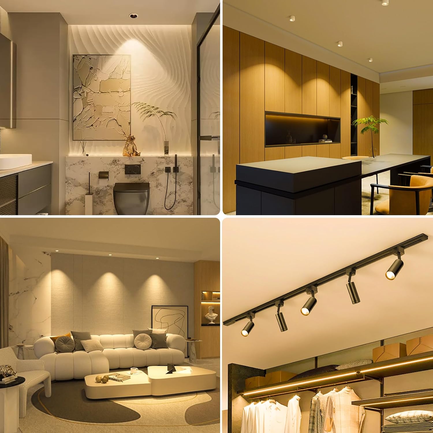 Ampoule Halogene GU5.3 35W 12V, 400lm Blanc Chaud 2700K Dimmable, Ampoule Spot Halogène MR16, pack de 6 - 6