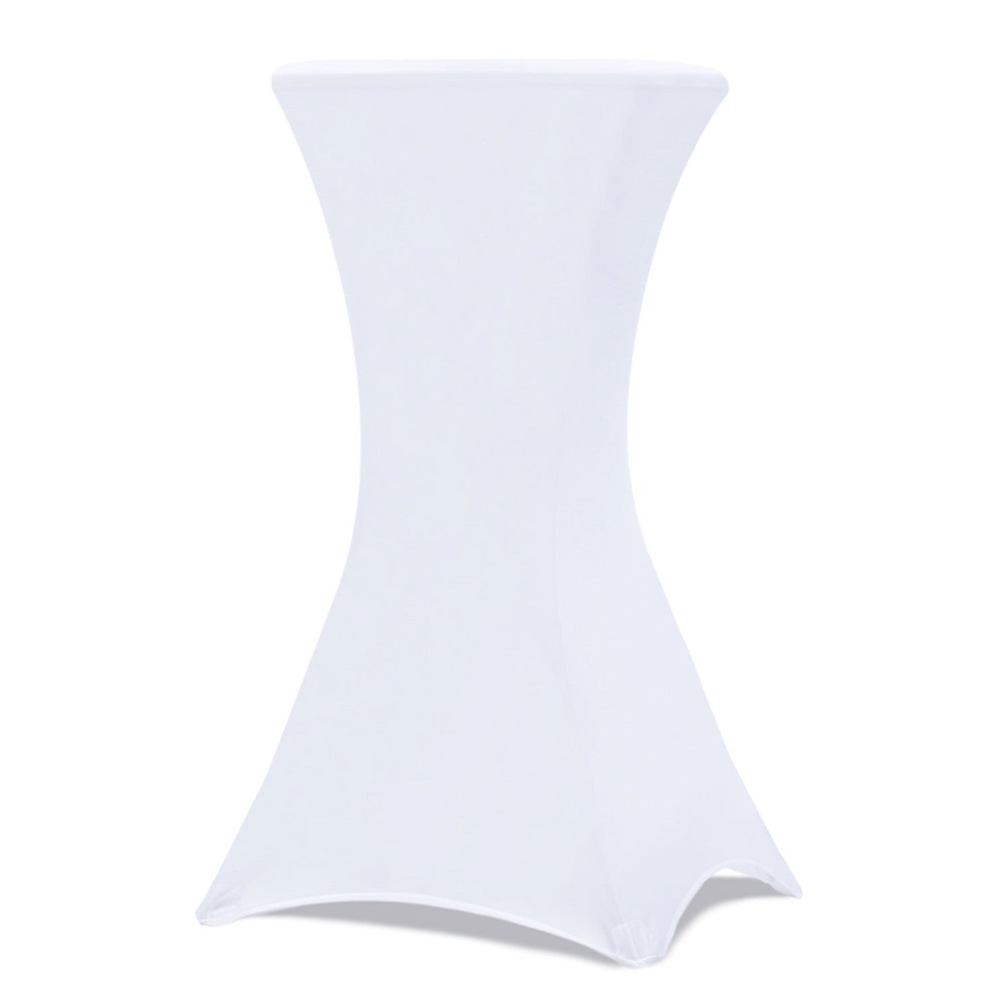 Lot de 2 housses blanches pour table haute pliante 105 CM - 4