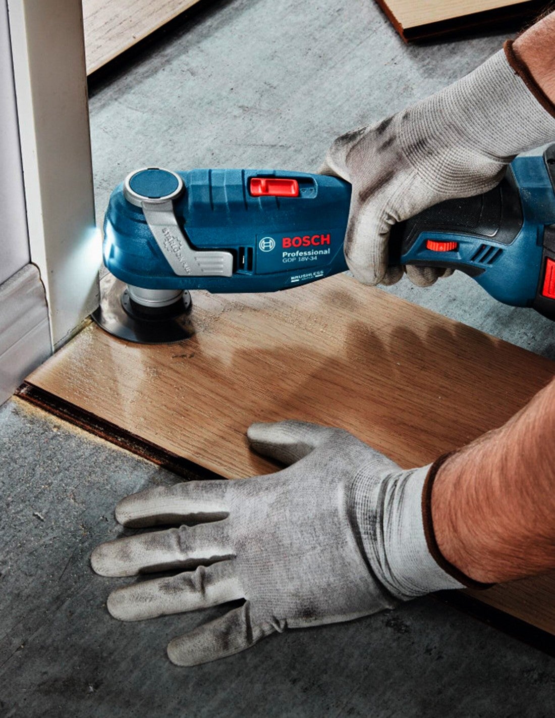 Attrezzo multifunzione Bosch GOP 18V-34 starlock solo - 4