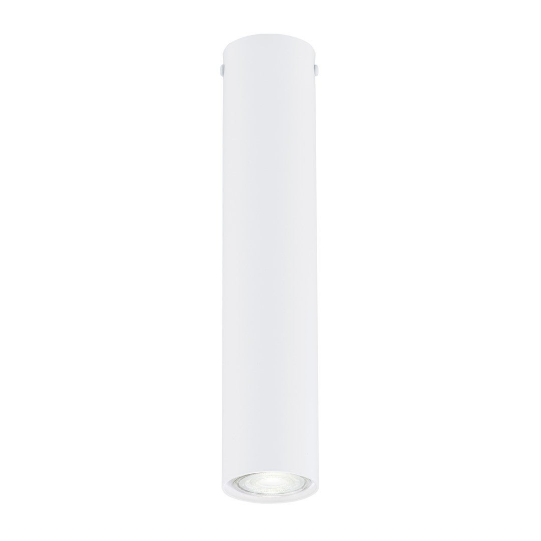 Reflektor sufitowy spot natynkowy Tecno okrągły biały 1xGU10x8W wym: 30 x 6 x 6 cm metal Emibig