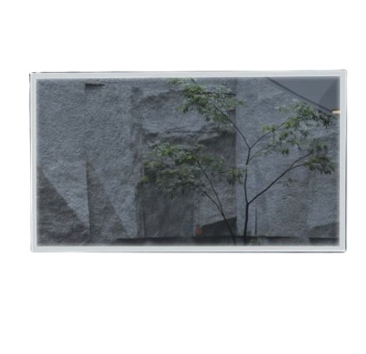 Specchio Da Bagno Rettangolare 76x101 Cm – Nero Opaco, Cornice In Ferro, Vetro Temperato 5mm, Verticale O Orizzontale