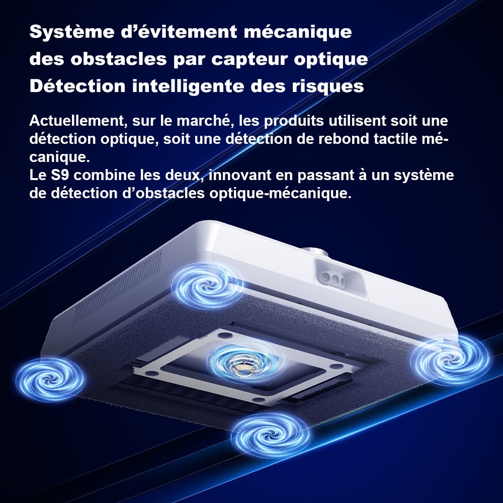 LIECTROUX S9 – Robot Laveur de Vitres Intelligent 9000 Pa, Double Brosses Rotatives, Pulvérisation 6 Voies, App & Télécommande, Vitres Avec/Sans Cadre - 5