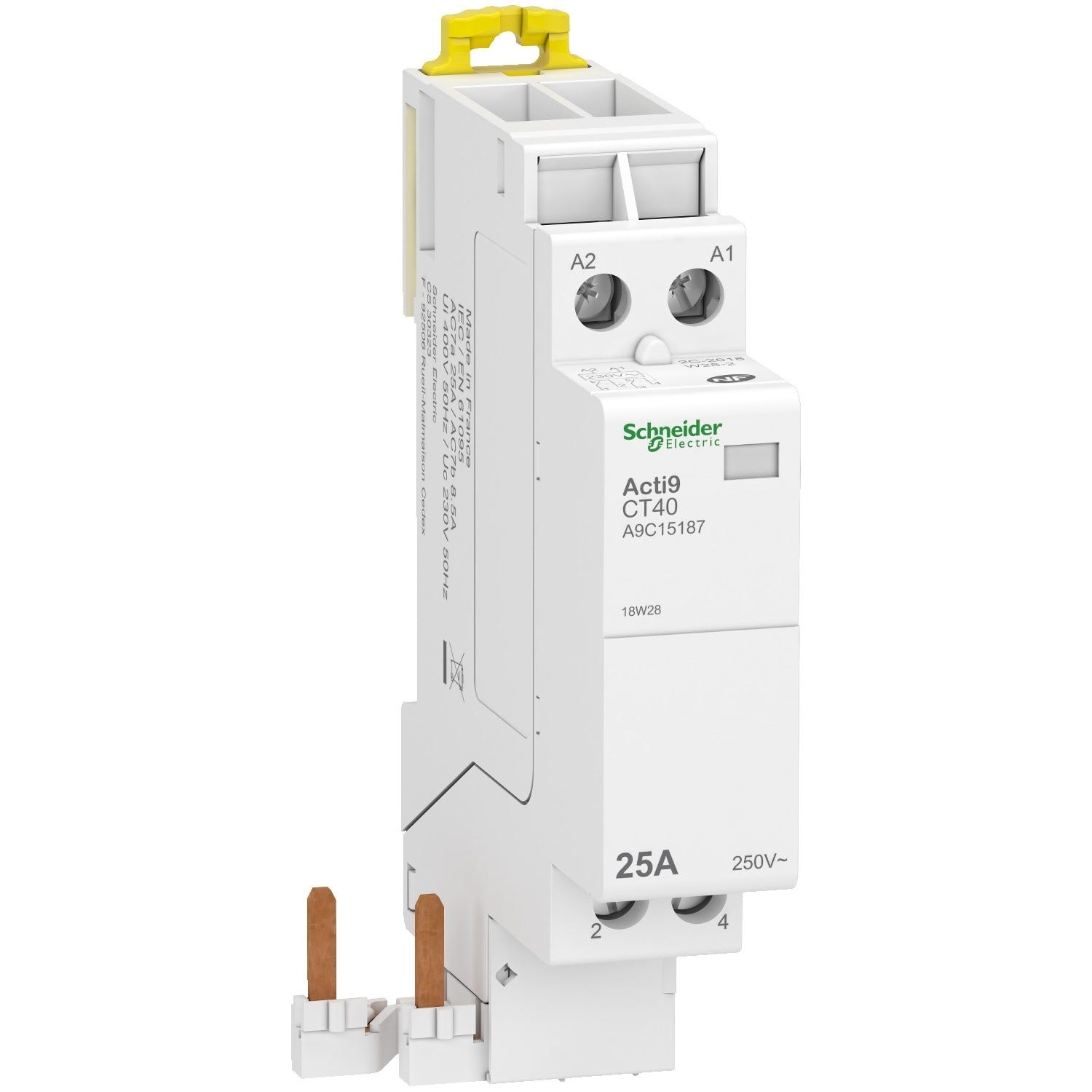 Contactor modular CT IC40 2P 25A | Leroy Merlin