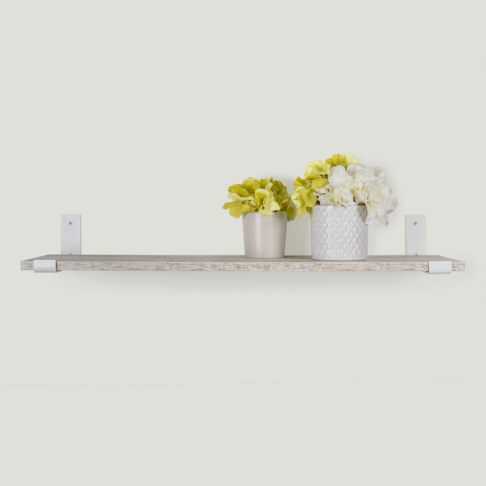 REI | Suporte de Parede para Prateleira 1071 | 204 mm | 40x103x211 mm | Aço Branco Poroso | 15 kg - 7