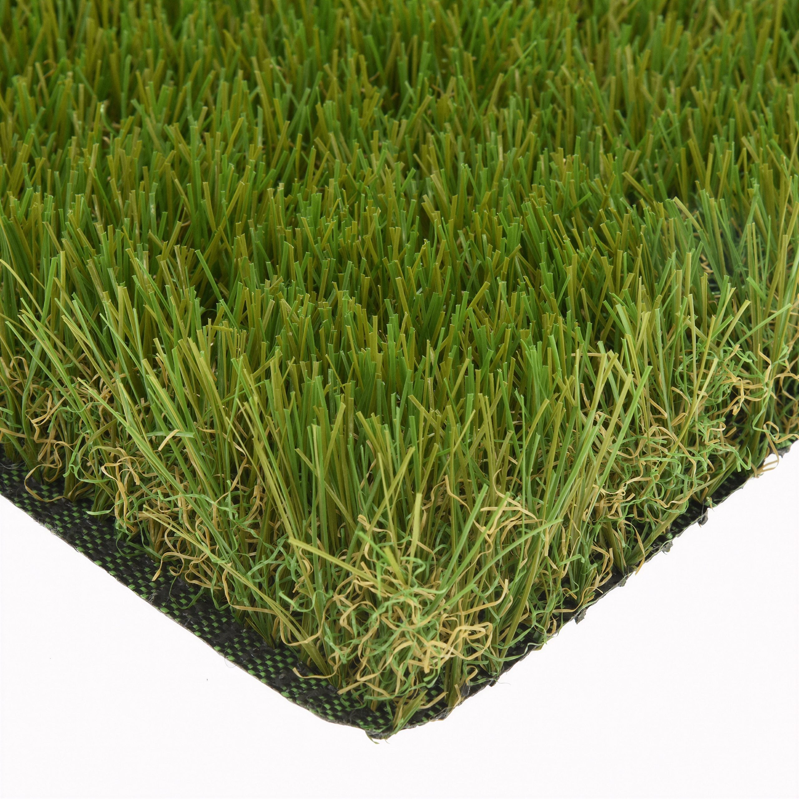 Césped Artificial rollo 2x5m| Mullido 40mm PREMIUM| Suave| Terraza-Jardín. Apto para Mascotas y Niños| 16.800 puntadas| Ignífugo-Drenaje Eficaz - 3