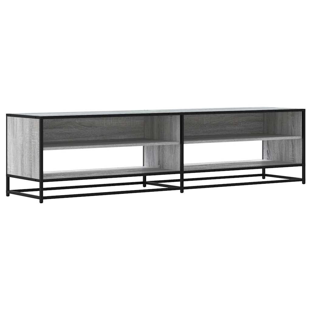 Maison Exclusive - Meuble TV sonoma gris 180,5x40x46 cm bois d'ingénierie - 2
