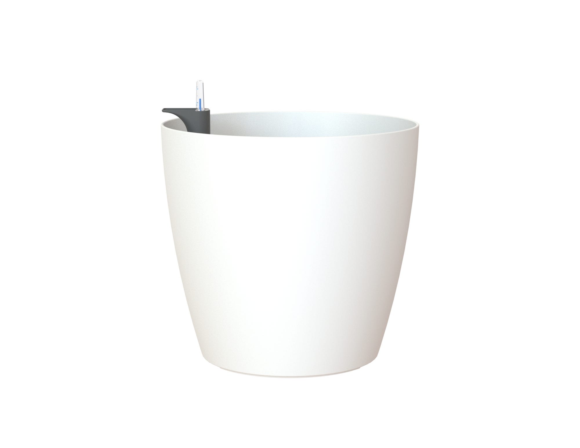 Donica samonawadniająca z polipropylenu SAN REMO biała 30x30x27.3cm