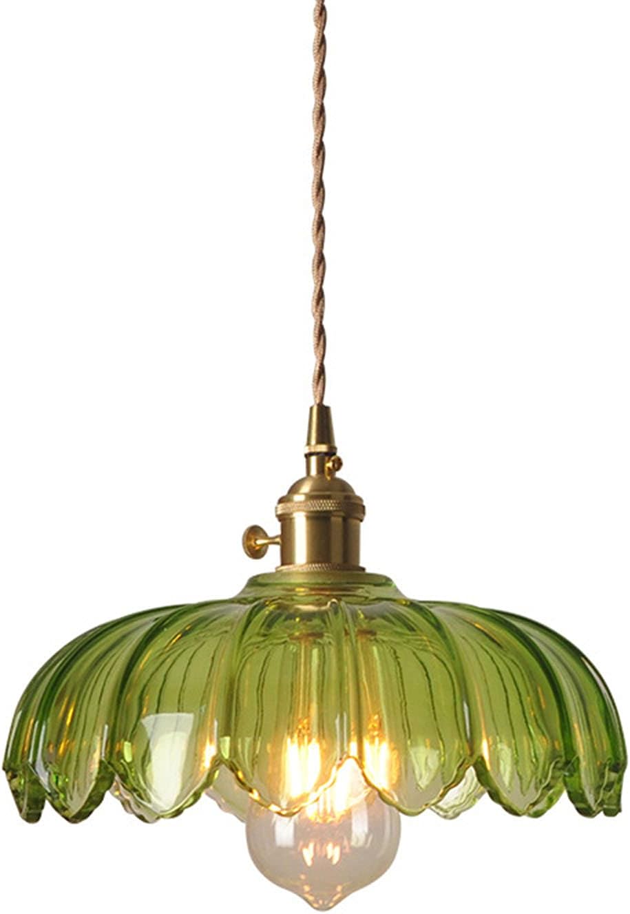 Suspension industrielle vintage avec abat-jour fleur. Câble ajustable 1.5m, culot E27. Parfait pour restaurant et salon.