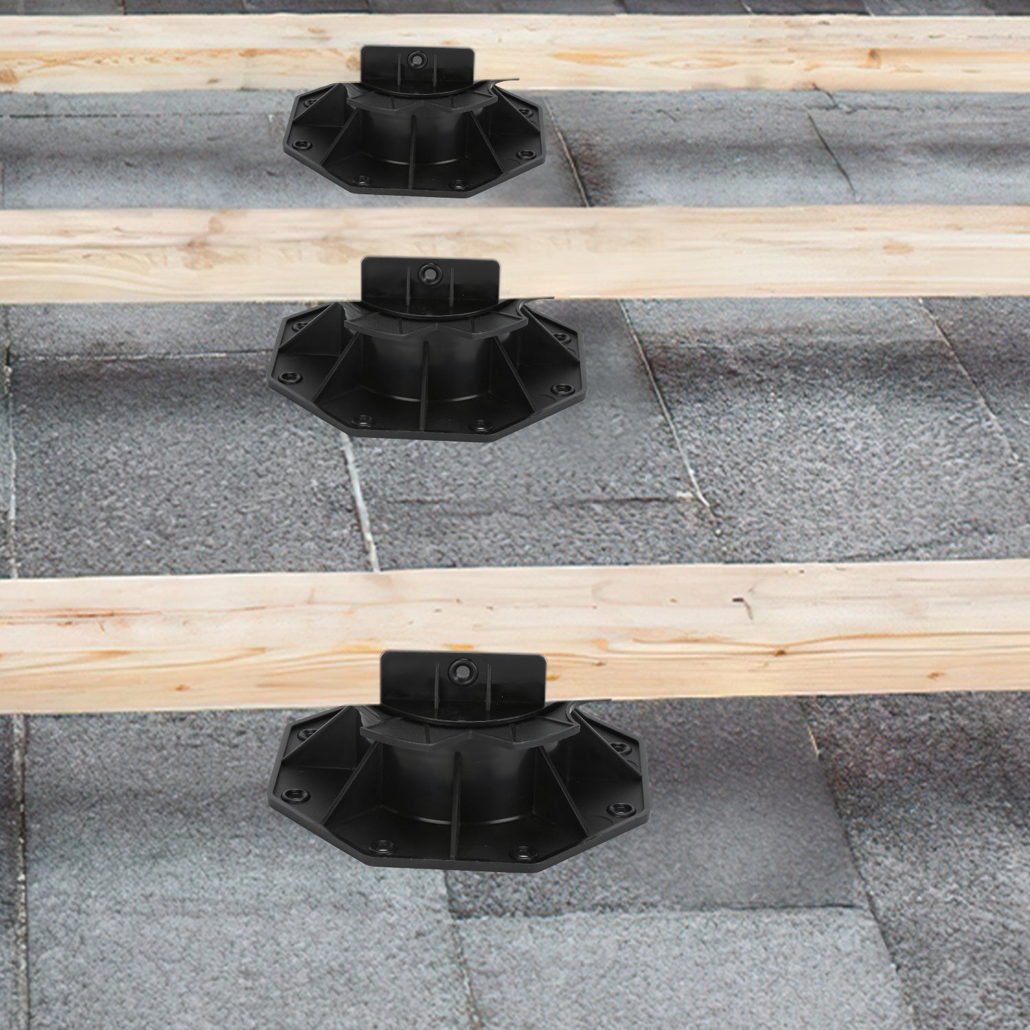 Plot réglable 60-140mm Lot de 30 – Pour lambourde, bois, carrelage, pierre, béton – Recyclés - 6