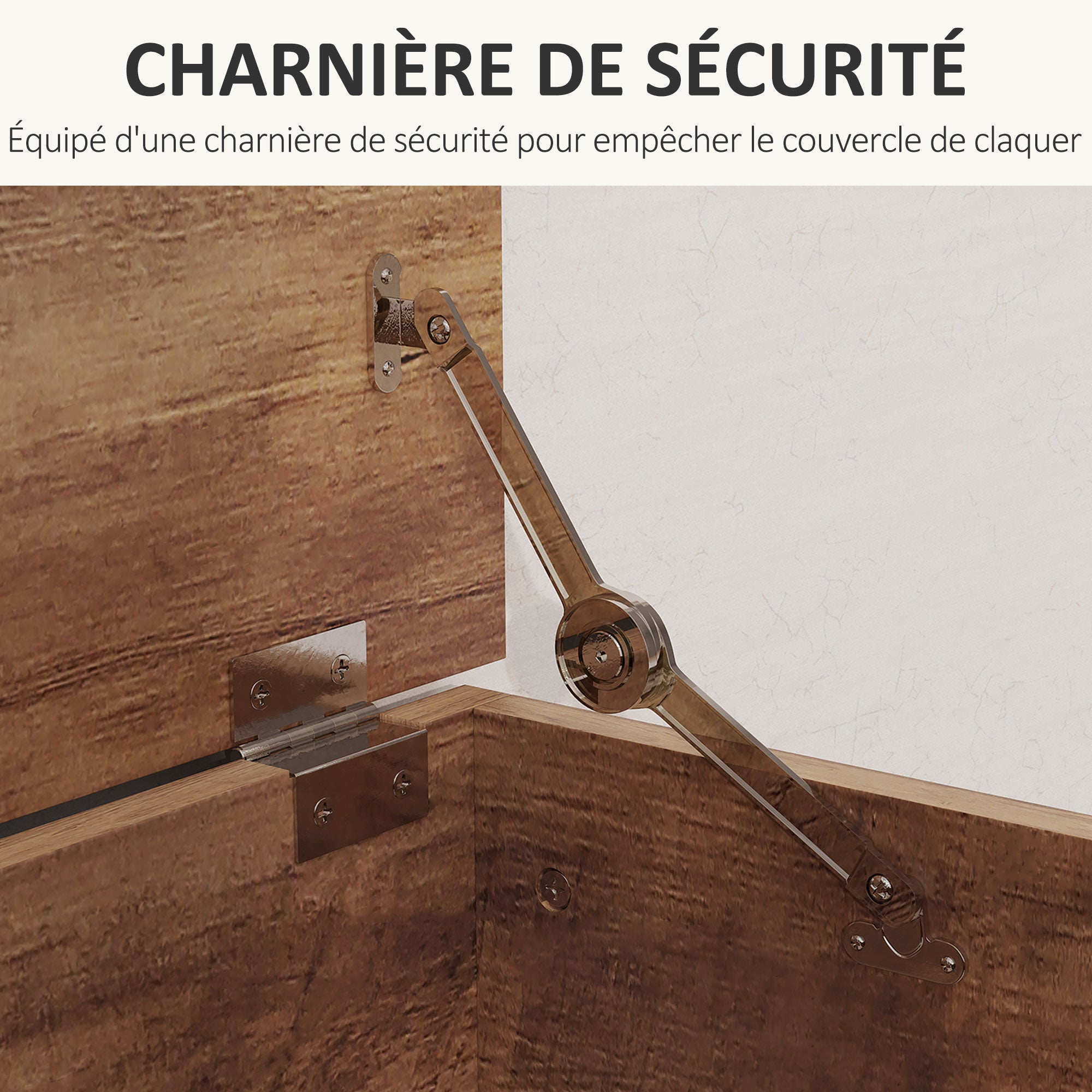 Coffre de rangement Panneaux de particules HOMCOM - 5