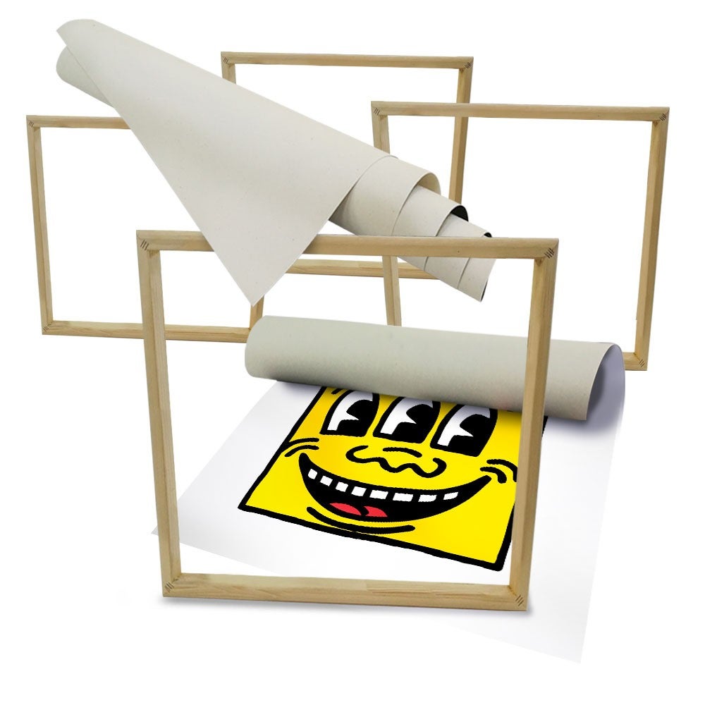 KEITH HARING - Kit 04 - N.4 Toiles 40x40cm Sur Châssis Bois 40x40 cm - 2