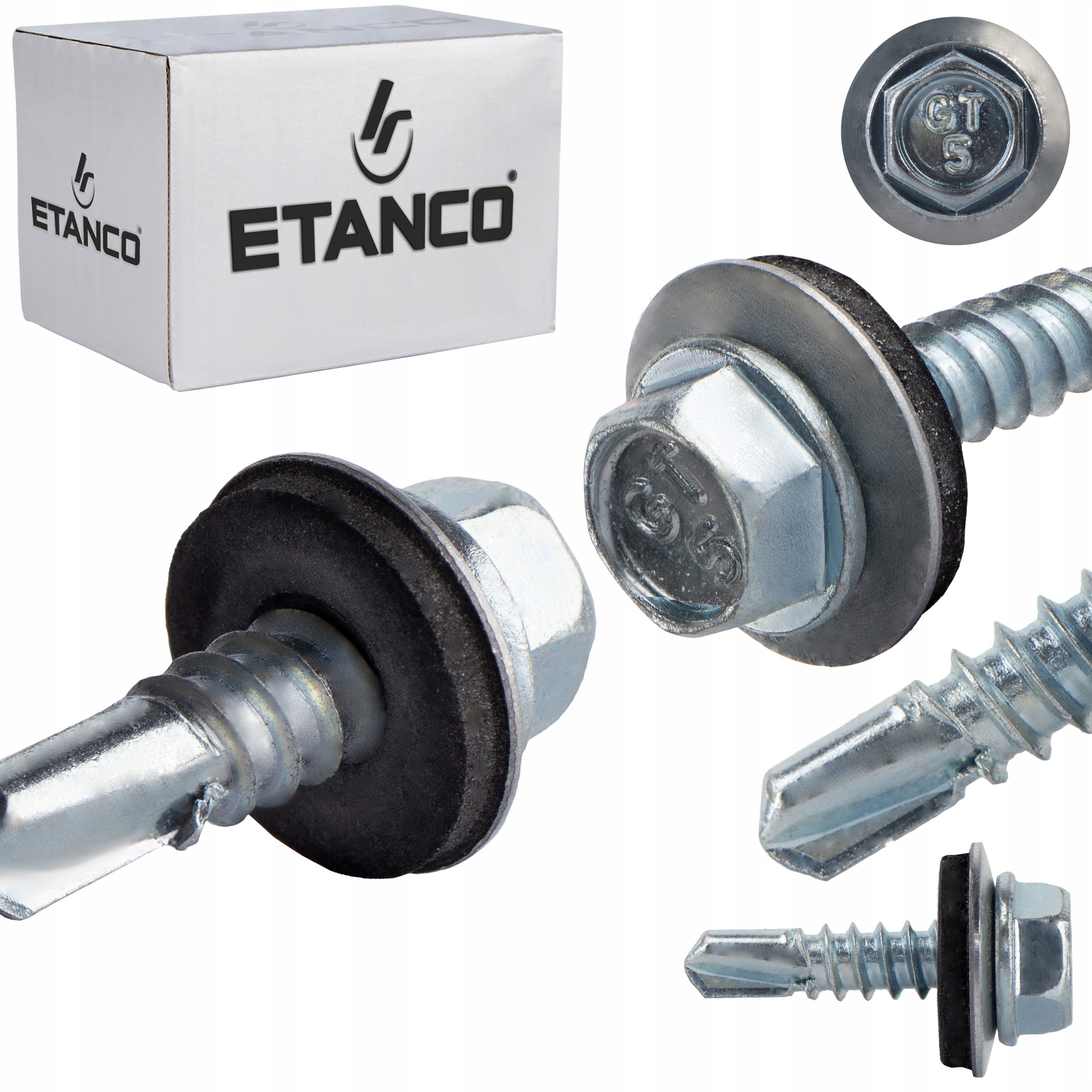 Wkręty samowiercące do metalu Etanco GT5 Z14 5,5x19 mm ocynk 250szt