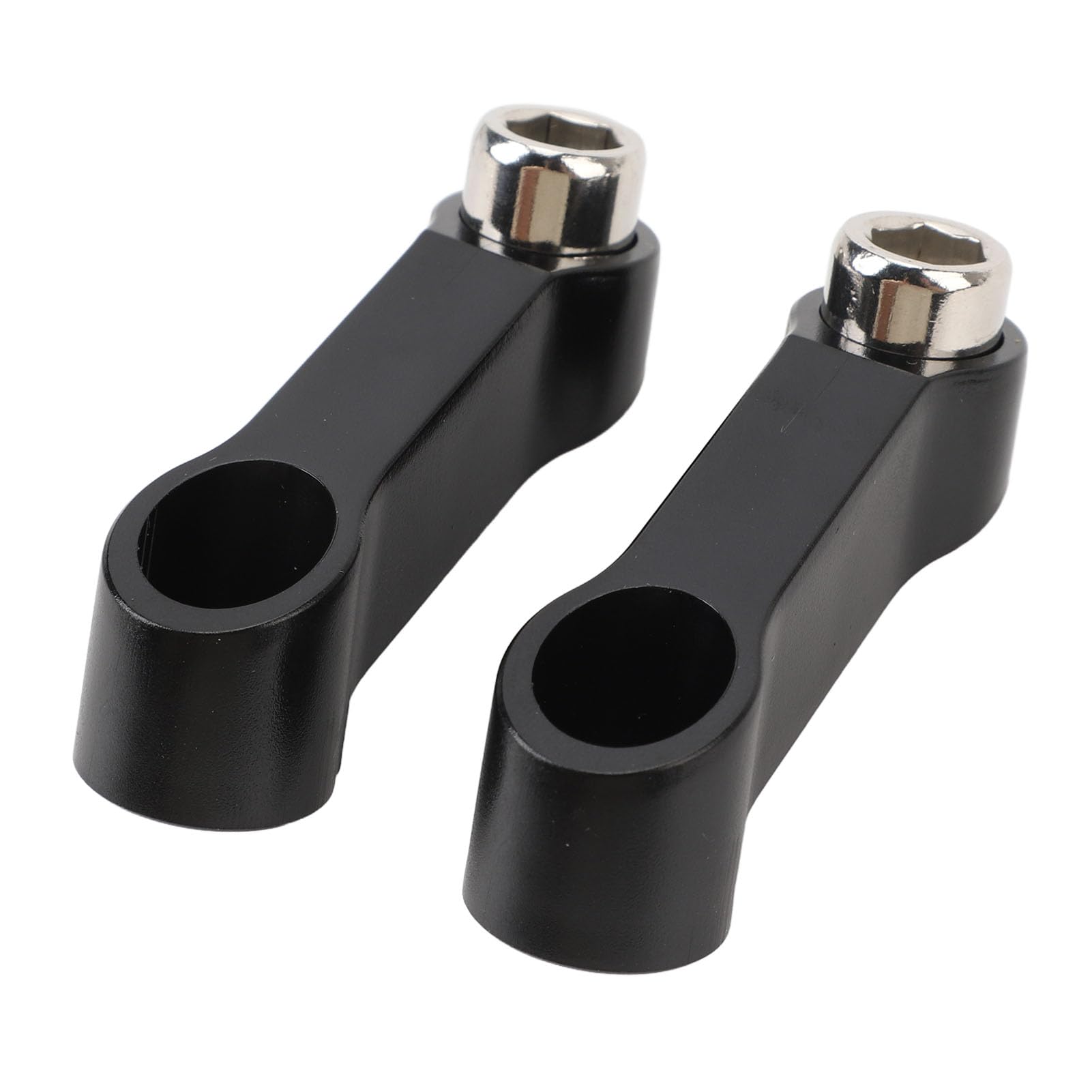 Telepass Supporto Adattatore Specchietto Moto Eevermotor - Filettatura M10 Destra/Sinistra Per Scooter E Moto Ricambi Moto Scooter - Foto 4