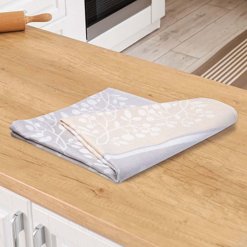 Ścierka bawełniana kuchenna 50x70 Perełka kremowa - Darymex - 2