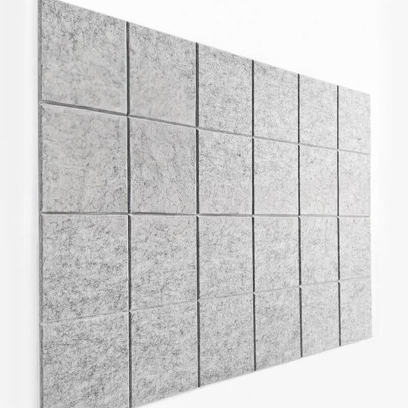 12 samoprzylepnych paneli z filcu dźwiękochłonnego 30 x 30 cm, redukcja szumów, naklejki ścienne DIY, pokrywające 1,08 m²