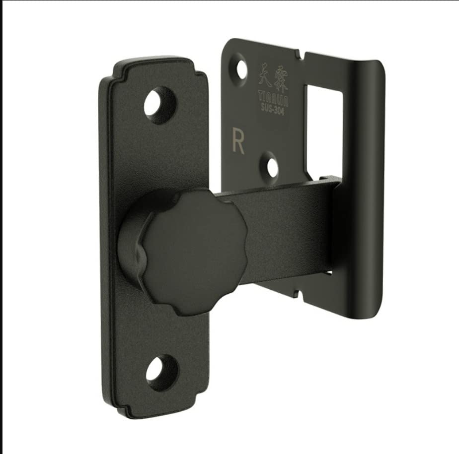 Prota 2 Chiavistelli Per Porte Scorrevoli A 90° In Lega Di Zinco – Serratura Ad Angolo Con Viti E Cacciavite, Perfetta Per Bagno, Cucina E Finestre