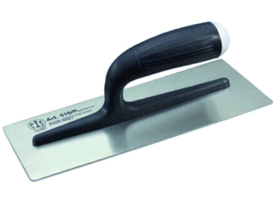 Truelle Dentée Nespoli Manche Rouge 12 X 28 Cm - Dent 10 Mm