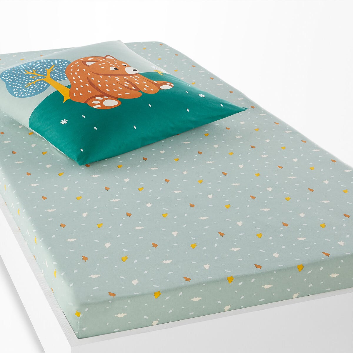Drap-housse imprimé 100% coton, DISNEY HOME LE ROI LION SIMBA - Blanc Drap-housse imprimé 100% coton, DISNEY HOME LE ROI LION SIMBA - Blanc