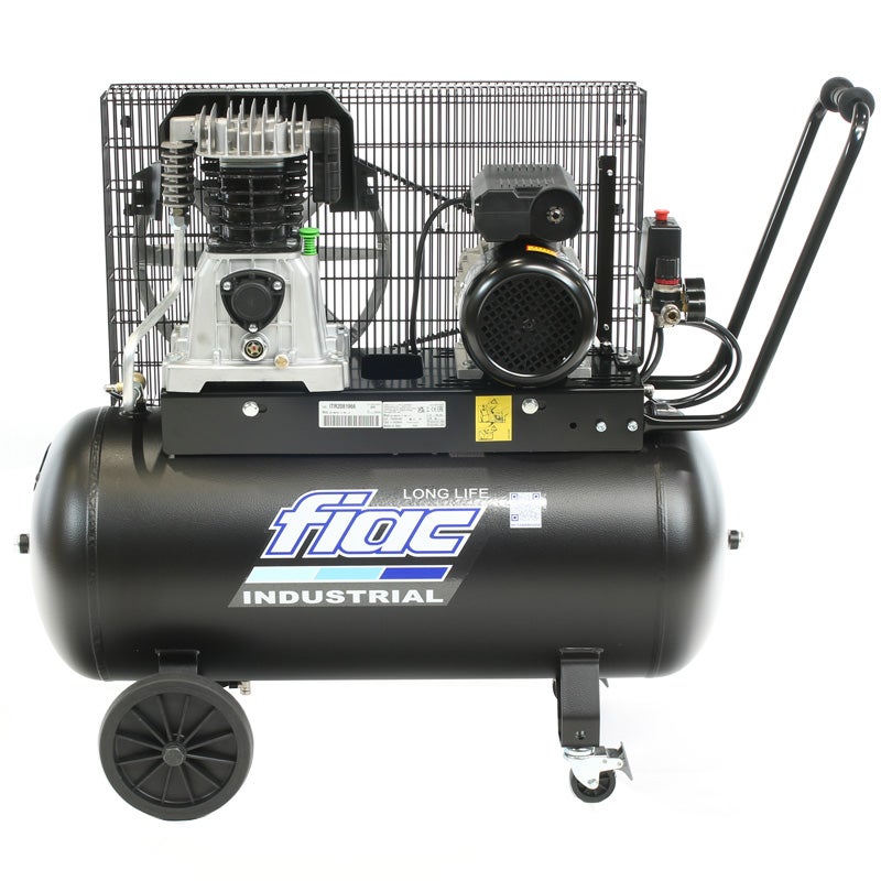 Compresor FIAC AB100-415-3-MC Longlife, industrial, monofazat, 3 CP, 410 l/min, recipient 100 L