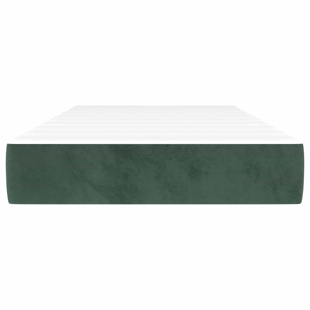 Matelas de lit à ressorts ensachés 90x220x20 cm velours vidaXL - 4