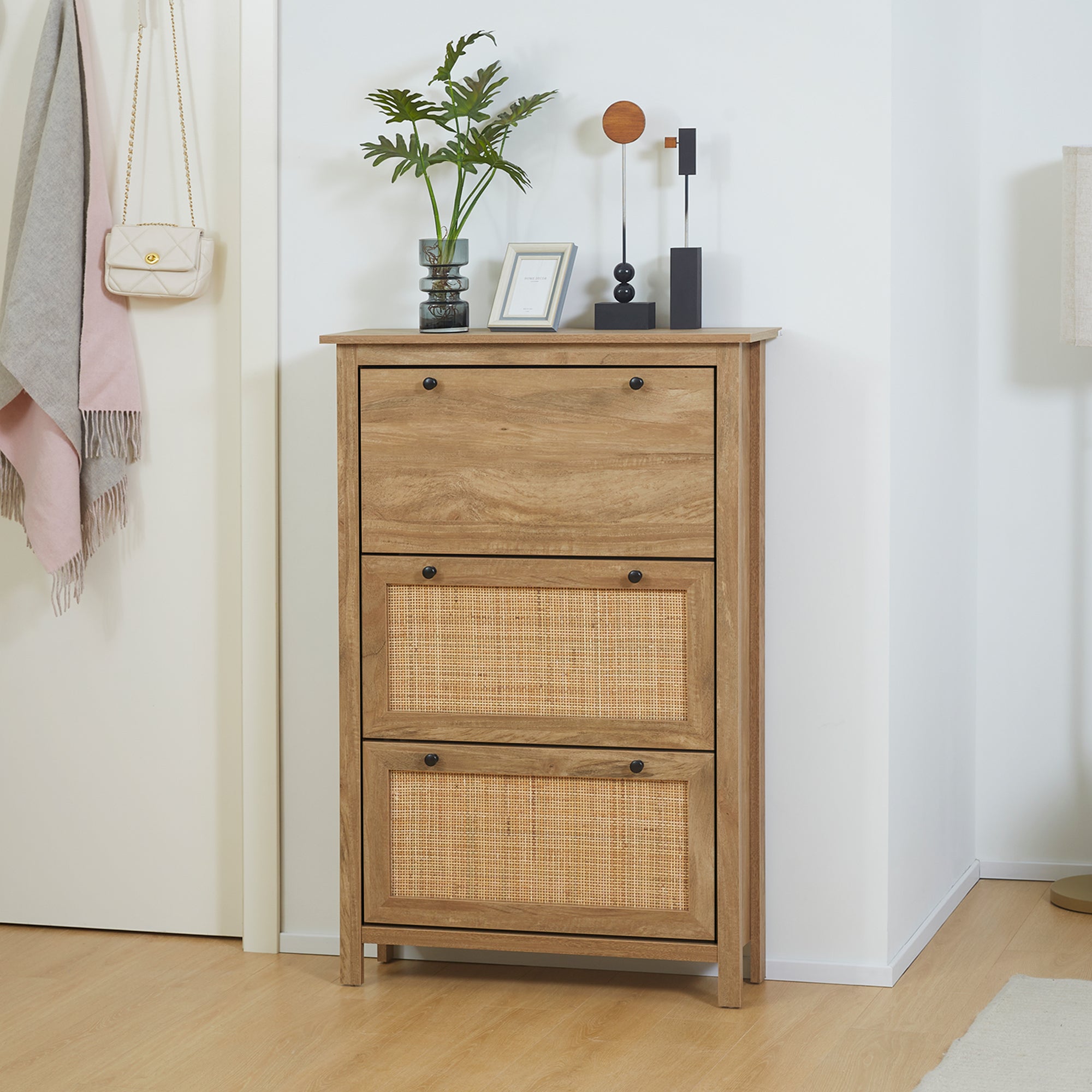 Meuble à chaussures Panneaux de particules HOMCOM - 2