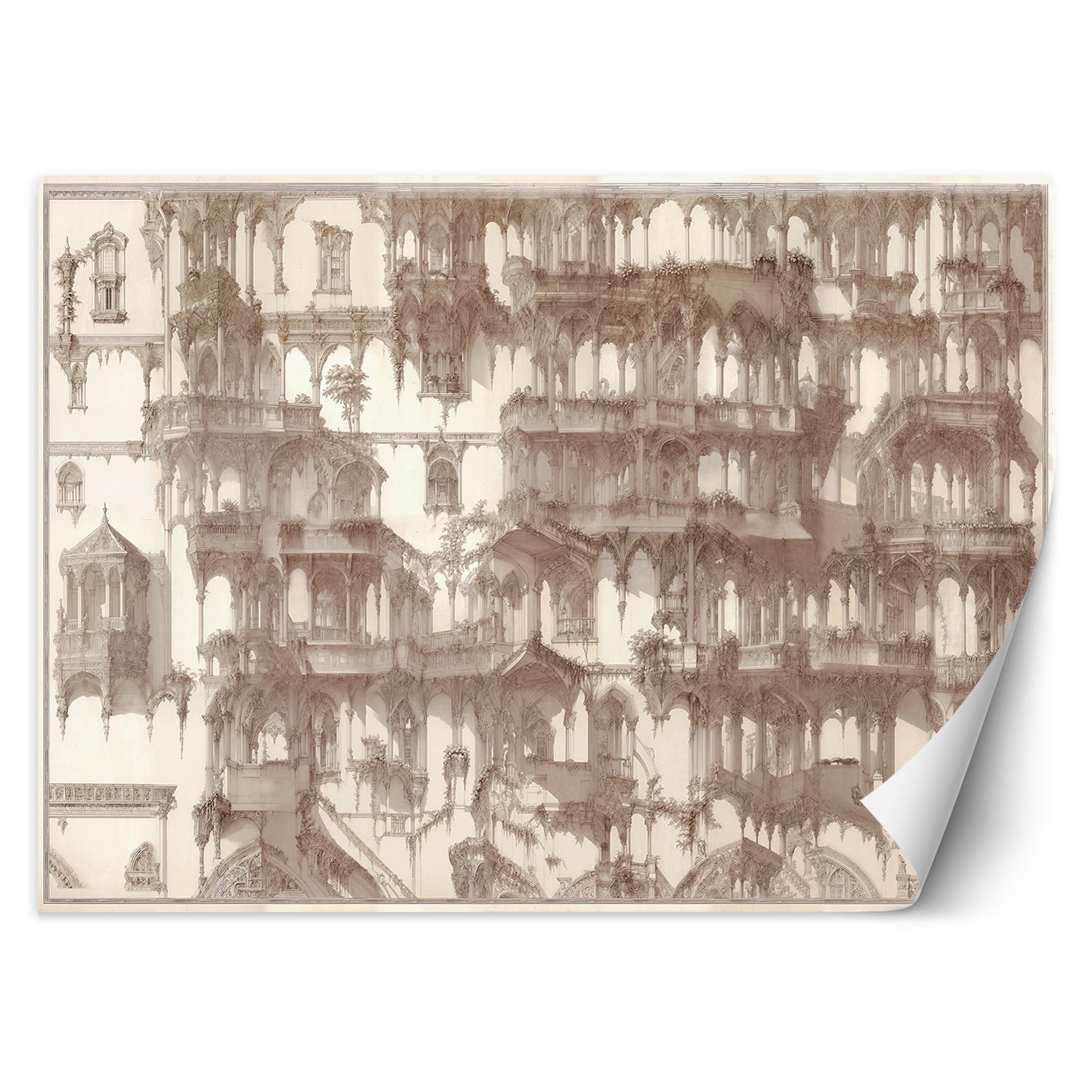 Fototapeta, Architektura kolumny abstrakcja 350x245