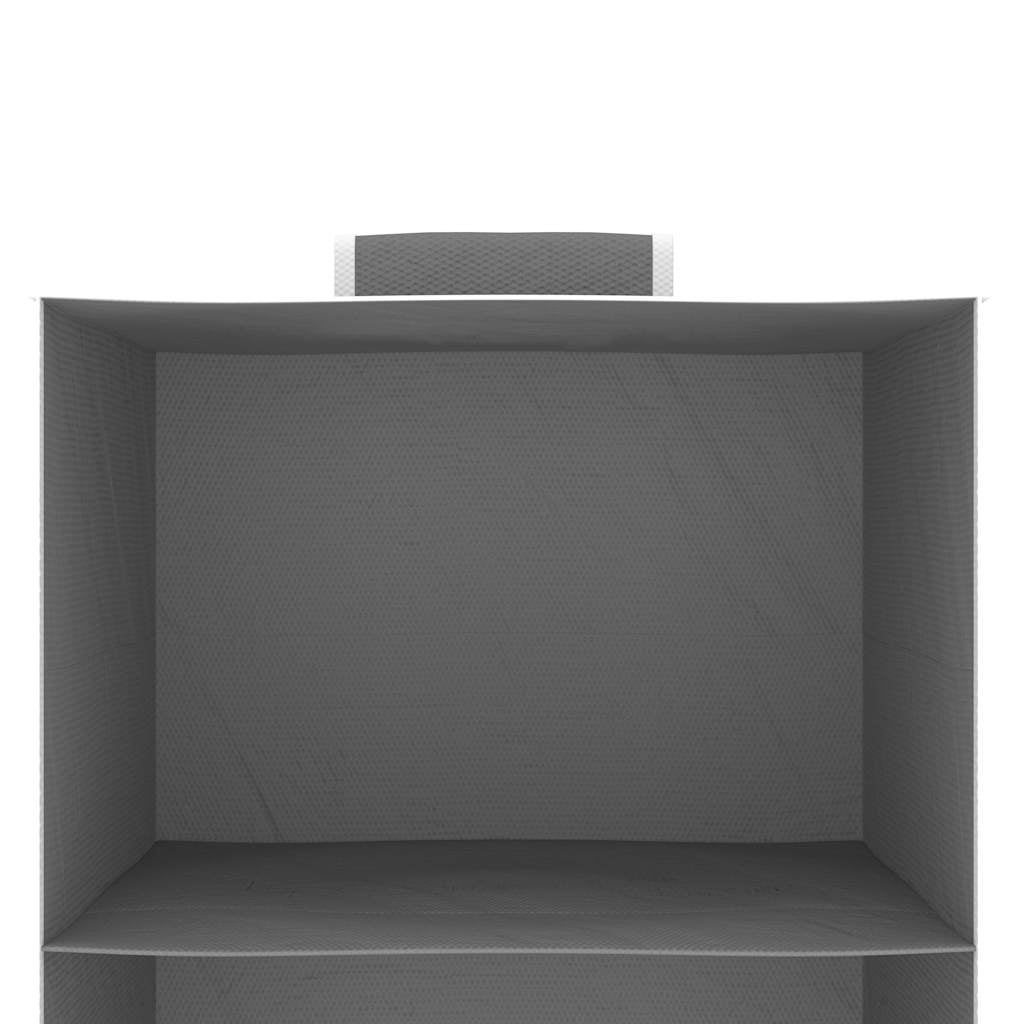 Étagères suspendues de rangement 2 pcs 4 niveaux Tissu vidaXL - 8